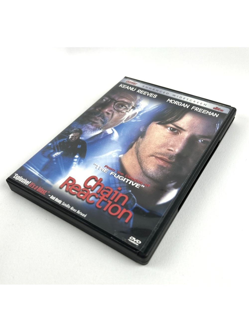 Chain Reaction DVD Keanu Reeves Morgan Freeman Tested - Picture 4 of 6